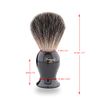 Haryali London Shaving Brush - Super Badger Shaving Brush - Shaving Cream Brush for Smooth and Soft Traditional Shaving - Black Color - Perfect with Any Shaving Cream or Shaving Soap