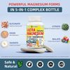 Magnesium Complex 420mg, 5 Elemental Magnesium, Gluten Free- Non-GMO