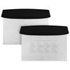Bench Dough Scraper Cutter - 2PCS 6" Stainless Steel Chopper Baking Scraper