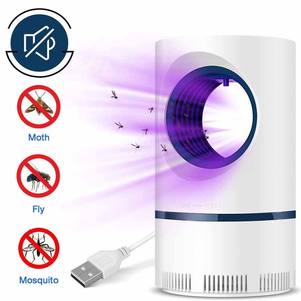 Electric Mosquito Killer Indoor LED Insect Trap USB Silent Mosquito Killer Lamp