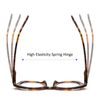 KoKoBin 3-Pack Oversized Reading Glasses For Women Blue Light Blocking Readers with Spring Hinge Ladies Computer Reader 3.5