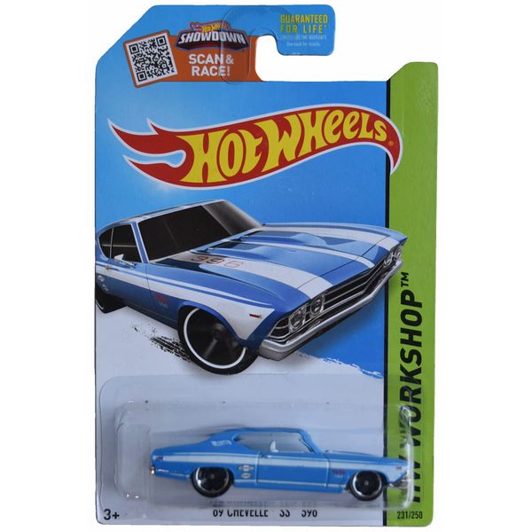 Hot Wheels '69 Chevelle SS 396, Workshop 231/250 [Blue]