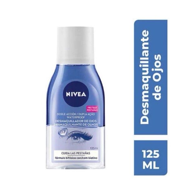 New Nivea Eye Makeup Remover Double Effect 125 ml | Free Shipping