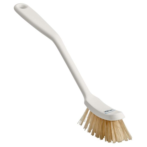 Vikan Heat Resistant Brush, Polypropylene Block, White, One Size