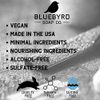 BLUEBYRD SOAP Men's Bar Soap Gift Set (6 Bars)- Natural Bar Soap - Masculine Scent Variety Pack -Pine Tar Soap, Bay Rum Soap, Exfoliating Soap, Charcoal Soap, Sandalwood, Citrus Cedar Sage