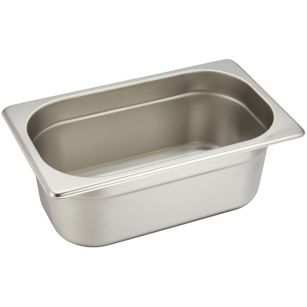 TKG Corporation AHTA024 Don Nam Hotel Pan, 1/4, Depth 3.9 inches (100 mm), 18-8 Stainless Steel