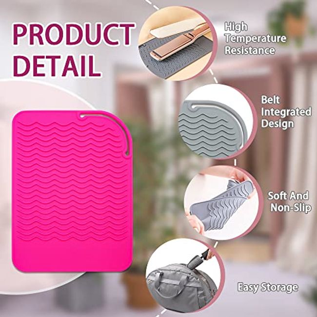 Heat Resistant Silicone Mat Silicone Heat Resistant Styling Mat