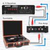 Pyle Phono Turntable Preamp Mini Electronic Audio Stereo Phonograph Preamplifier