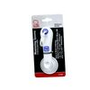 Chef Craft Select Plastic Measuring Spoon Set, 6 piece set, White and Blue