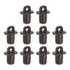 Sourcing Map 10Pcs Roller Shades End Cap Cover, Universal Replacement for Outdoor Indoor Roller Shutter, Coffee