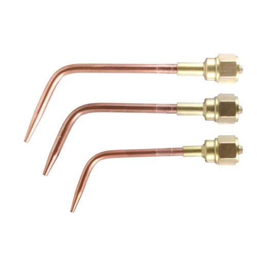 (3 PACK) SÜA Welding Nozzle Replacement for 300 Series Victor torch handles. Sizes: 1, 2 and 3