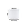 Upgradelights 4.5 Inch Half Barrel Wall Sconce Shield Lamp Shade (White)