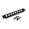 Equip Patch Panel 10 Inch with Keystone Mounting 1U Black