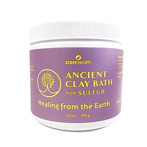 Ancient Clay Sulfur Bath Minerals for Aches, Pains 12 oz.