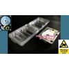 3 - 3.5 Inch Hard Drive Packaging Protective Case - Single Anti Static - New