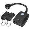 DEWENWILS Outdoor Remote Control Outlet Programmable and Expandable Wireless