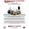 Low Profile Polyurethane 35mm Wheel 8mm Threaded Stem Caster Service Caster