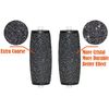 Hsthe Sea 10 Pack Extra Coarse Mineral Replacement Rollers Smooth Pedi Replacement Roller Head Refills for Smooth Callus Remover Refill Rollers, Blue