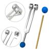 528 Hz Tuning Fork & 136.1 Hz Tuning Fork Set with Triangular Silica Gel Chak...