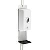 Sanitizer Stand with Automatic, Hands Free Dispenser and Sign Holder