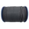 8mm Black Polypropylene Braided Poly Rope Cord x 50 Metre Strong String