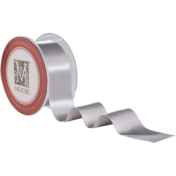 Double Faced Satin Ribbon - Sterling