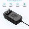 BestCH 9V AC Adapter for Zoom RT-123 Drum Machine Replacement Power Supply