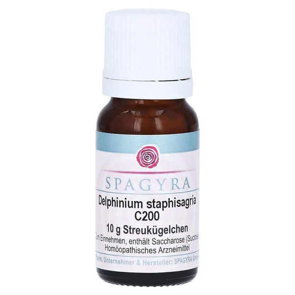 Delphinium Staphis Agria C 200 Globules 10 g Drops