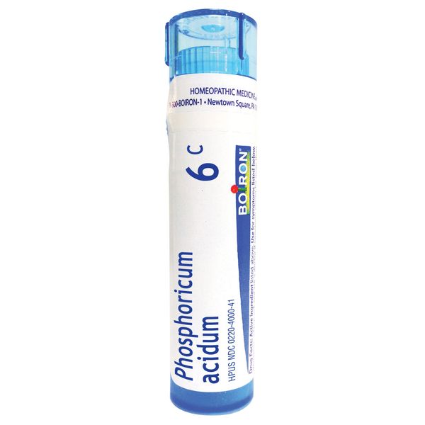 Boiron Phosphoricum Acidum 6C, 80 Pellets, Homeopathic Medicine for Concentration