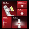 Lasfit LED High/Low Beam Conversion Kit H7 Bulbs Super Bright 6000K Plug&Play 2x