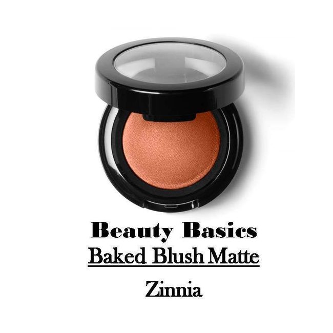 Baked Blush Matte ~Zinnia~  New Silky Smooth Cheek Blush  highly-pigmented face