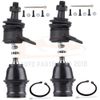 Suspension 4 SEt Front Upper Lower Ball Joints Kit For Dodge Durango/Dakota