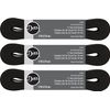 Dritz 3-Pack 3/4" Black, 3 yd (9 Yards Total) Non-Roll Sewing Elastic, 3 Pack