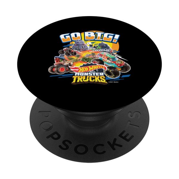Hot Wheels - Monster Trucks Go Big PopSockets Swappable PopGrip
