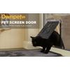 Small Pet Magnetic Flap Screen Door Cat Dog Puppy Lockable Gate Frame for Screen