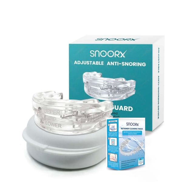 Anti Snoring Mouth Guard Device SNOORX PRO Snooring Aids for Men, Women, Sleep Apnea Stop Snoring