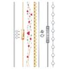 Hotwife Kinky Temporary Tattoo Anklets Sheet