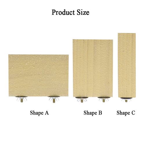 Bird Parrot Perch Stand Platform Natural Wooden Coarse Sand Grinding Claw Stand Suitable for Parrot Parakeet Cockatiel Budgie Conures Lovebird Finch