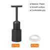 sourcing map E14 Socket Ring Removal Tool T Type with Lamp Shade Socket Rings for Medium Base, Light Replacing Accessories, White Pack of 8