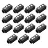 sourcing map 3.5 mm Audio Jack Connector PCB Mount Female Socket 4 Pin PJ-320D 15pcs