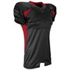 Champro Youth Huddle Stretch Polyester Dazzle Jersey, Black, Scarlet, X-Large