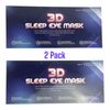3D Sleep Eye Mask - Memory Foam, Light Blocking, Soft & Breathable