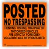 Minuteman Signs | Aluminum No Trespassing Motorized Vehicles Signs Bulk (25)