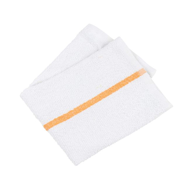 Bar Mop Towels White Cotton Kitchen Towels 16x19 Terry Cloth Pack of 12.