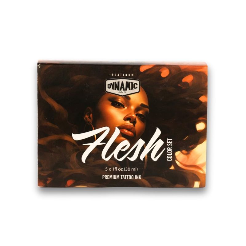 Dynamic Color Co- Tattoo Ink Set: Flesh Tones - Explore Precision with ...