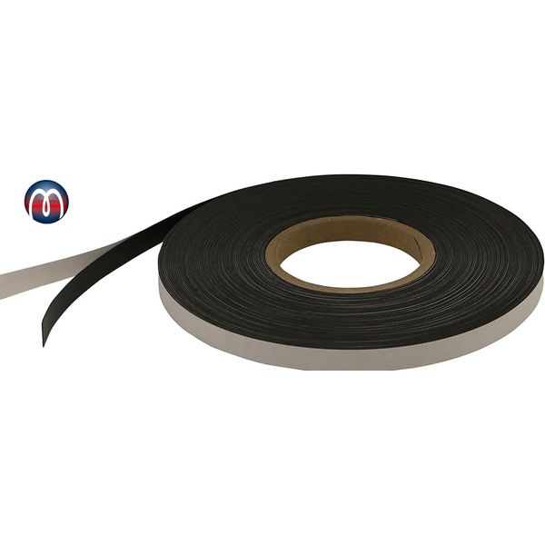 Ferroband Eisenband Selbstklebend Roh Braun 25 mm x 0,6 mm x 5 m Eisenfolie unbeschichtet mit Premium-Kleber - flexibles Haftgrund Haftband für Magnete