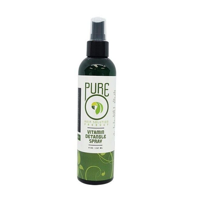 Pure O Vitamin Detangle Spray 8 Oz. "Free Shipping"