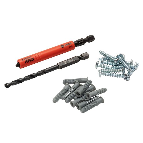 Crescent APEX U-Guard Drywall Anchor Screws #2 Phillips Fastener Kit CAUGB3BPH2K