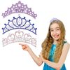 GAFATORY 3Pcs Pink Blue Purple Headbands Set