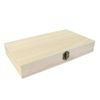 Plain Rectangular Wooden Brush or Pencil Box Case - WBM0003